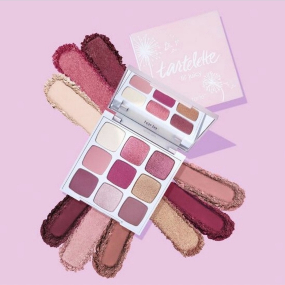 TARTE✨️NEW✨Tartelette Lil’ Juicy Tarte Palette 9 Eye Shadow Clay Infused ✨️NEW✨️